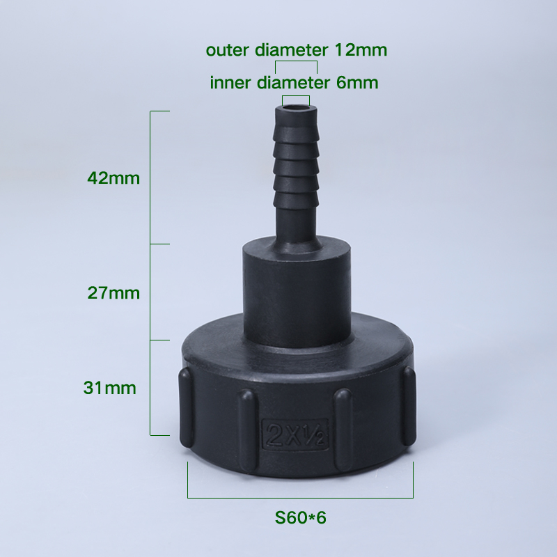 IBC Tank Plastic Container Fittings Adapter Connector Coupling Customized Support OEM