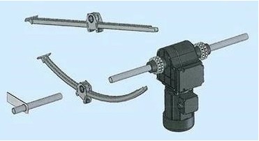 400N.m Output Torque Greenhouse Roll Up Motor for Optimal Ventilation and 550W Power