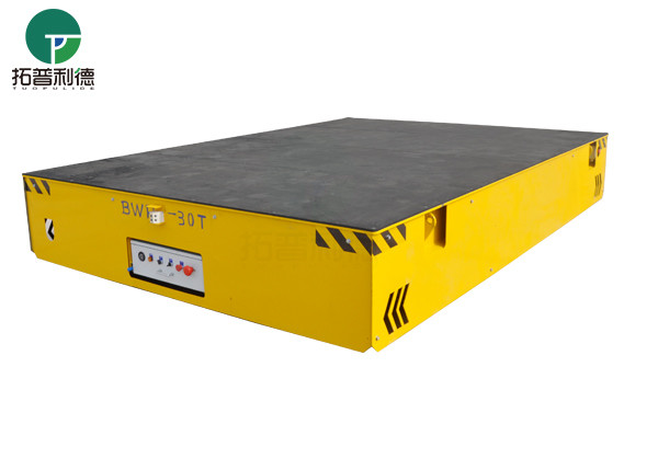 Power Plant Assemble Line Battery 10 Ton Steerable Transfer Cart