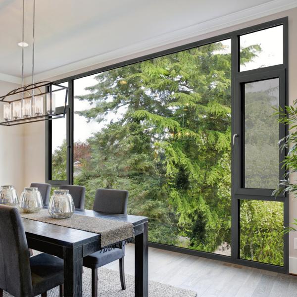 DOLPHIN French Panoramic Window Thermally Broken Glazed Casement Aluminum Tilt