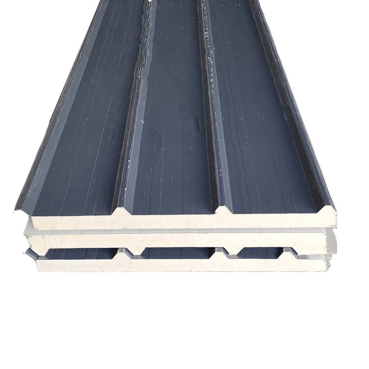 WHITE PPGI Polyurethane Foam Sandwich Panels for Insulated Freezer Storage Walls and Roofs