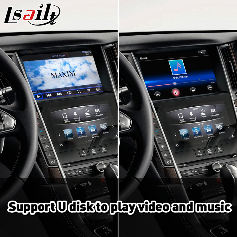 Wireless Android Auto Carplay Integration Interface for 2013-2015 Infiniti Q50