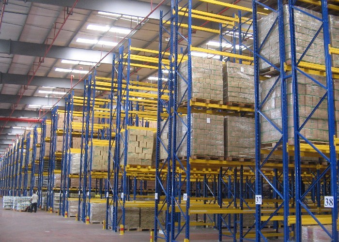 Heavy Duty Pallet Warehouse Racking / Metal Storage Shelves