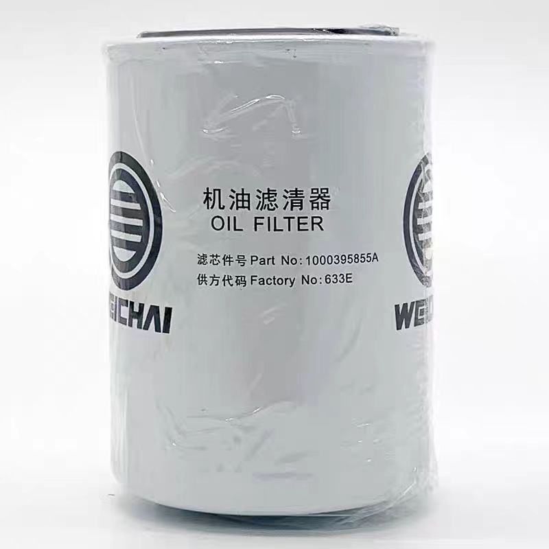 Shacman Car Fitment 1000395855 Steel Diesel Engine Oil Filter Element for Market