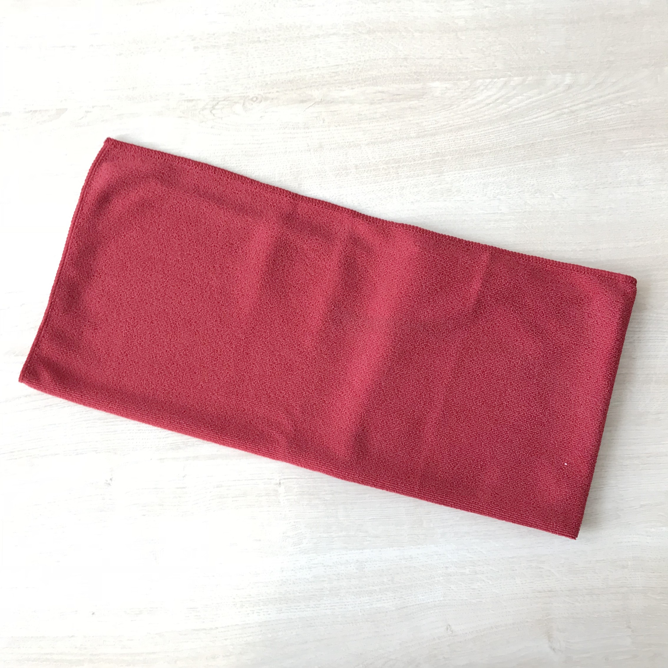 High weight weft square microfiber small tea towels 40cm* 40cm OEM in China