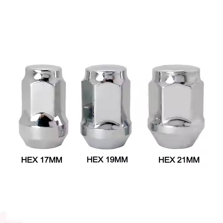 Universal Colorful Car Lug Nuts Anti Theft With Chrome Surface Treatment