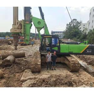 ISO KR360E Hydraulic Rotary Pile Rig Track Width Max 4300mm