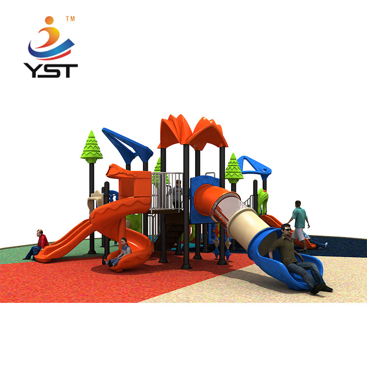 Combination Playground Childrens Garden Slide Anti Skid PVC Coated