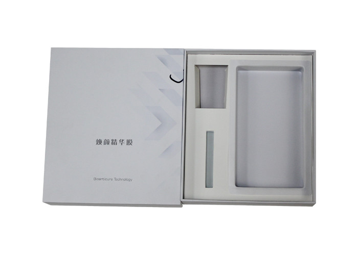 Embossing Corrugated Packaging Box , compact Cosmetic Paper Box