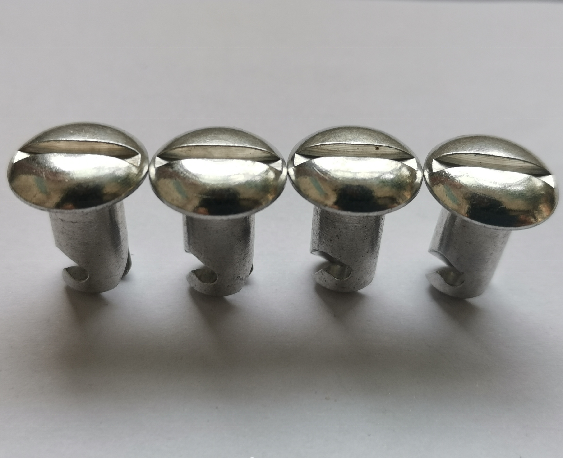 Replace/Repair Purpose Universal 7/16" *.600 Dzus Button Silver Aluminum Fasteners for Modified Cars and Sprint Cars