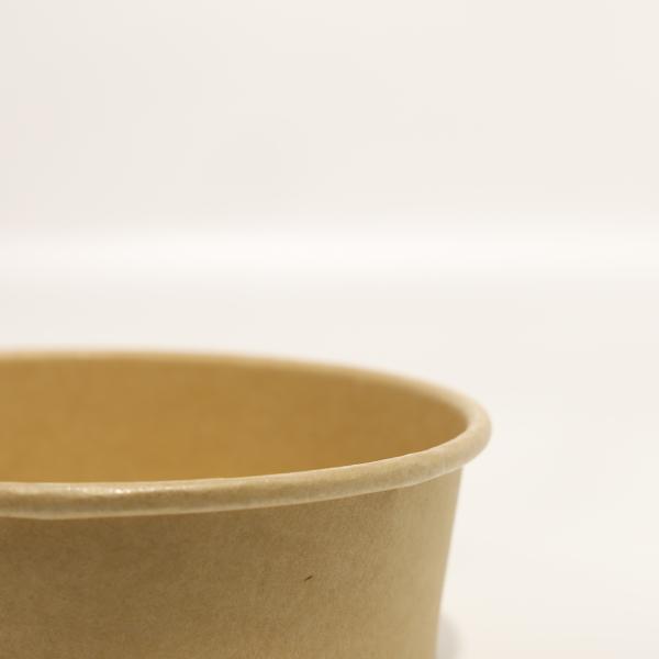 Recycled Paper Packaging Box 1000ml Custom Paper Bowl With Lid For Takeaway Food