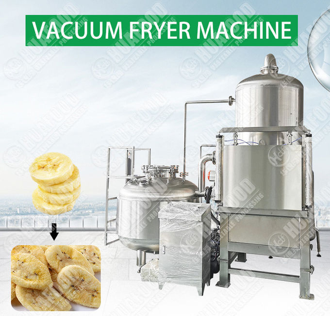 1000kg Vacuum 200L 50kg/Batch Snacks Frying Machine