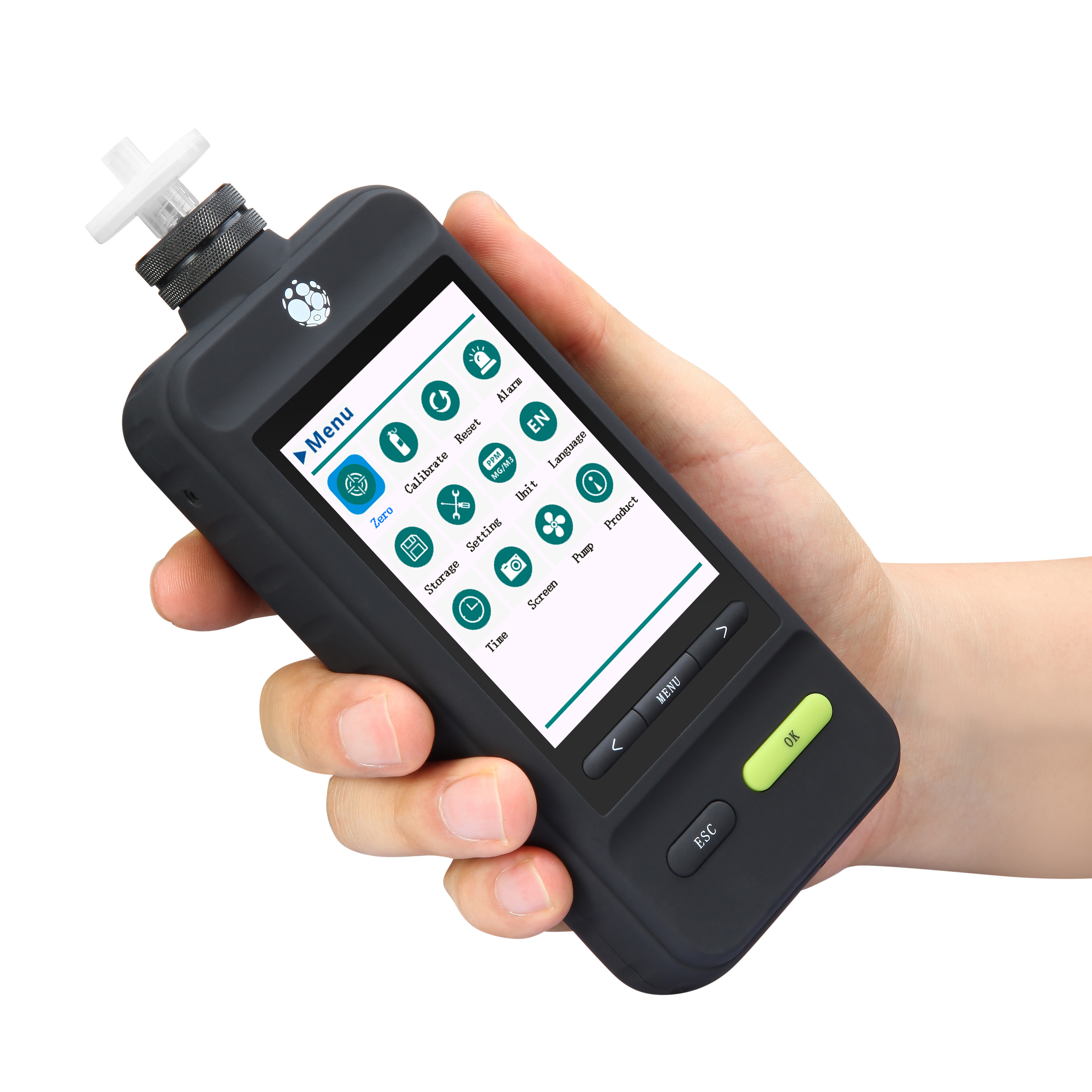 Organic Volatiles Gas Analyzer With PID Sensor LCD Screen Portable VOC Gas Detector