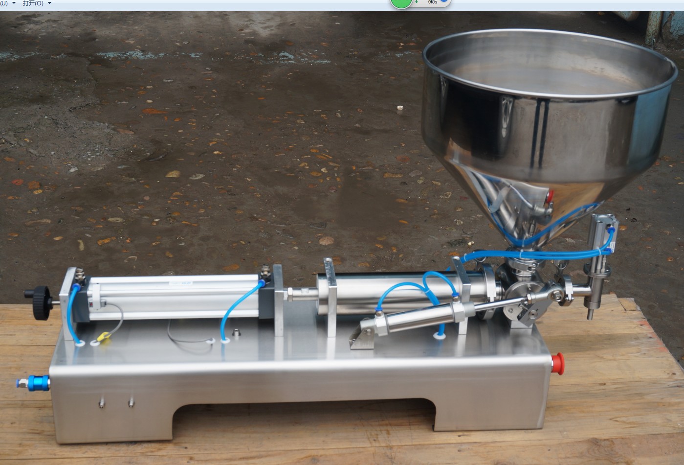 small semi automatic paste filling machine for cream, cheap price