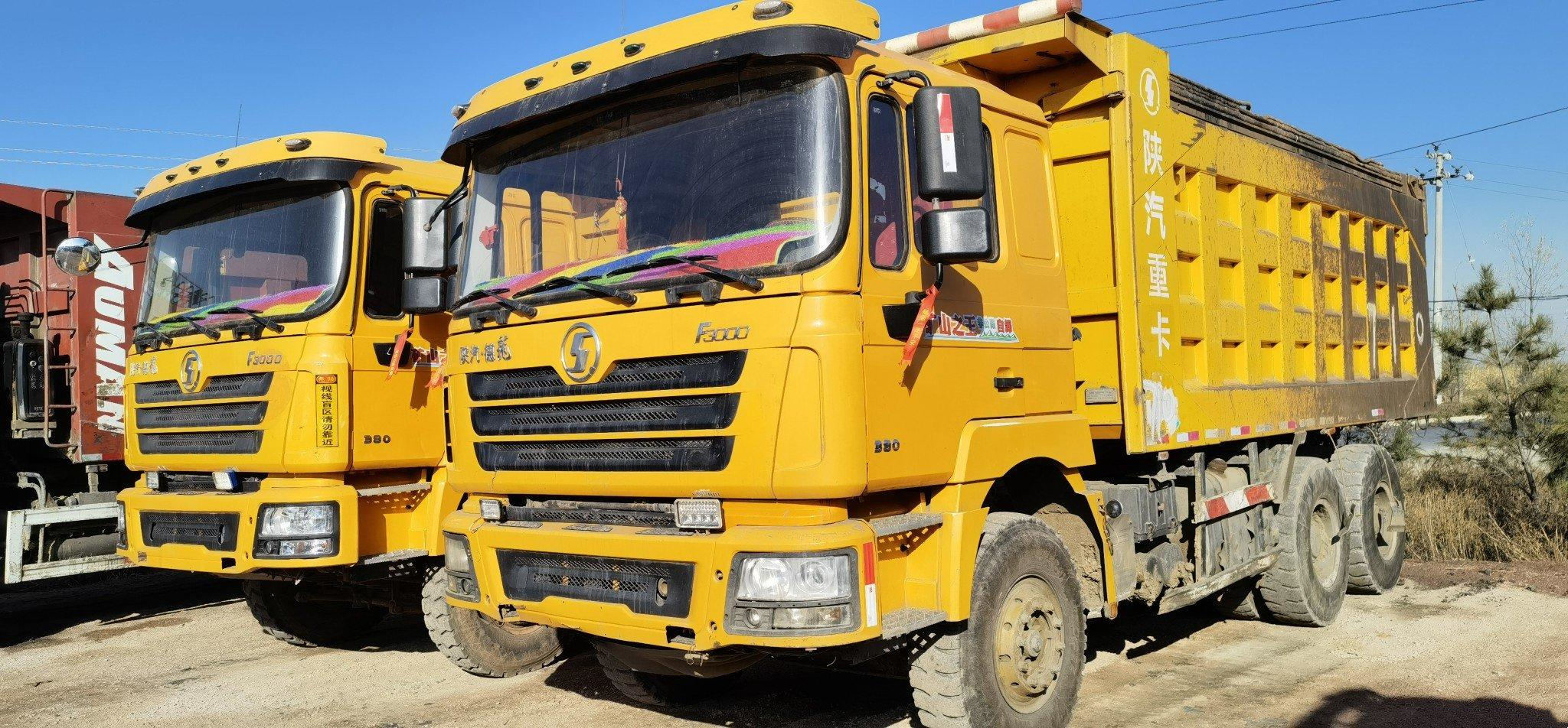 Shacman F3000 Second Hand Drive Tipper Truck 6*4 Cummins Engine 345hp