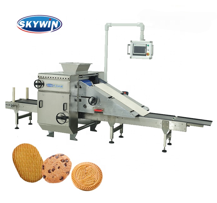 Multifunctional 100kgs/H Cookies Biscuit Making Machine Tray Rotary Moulder