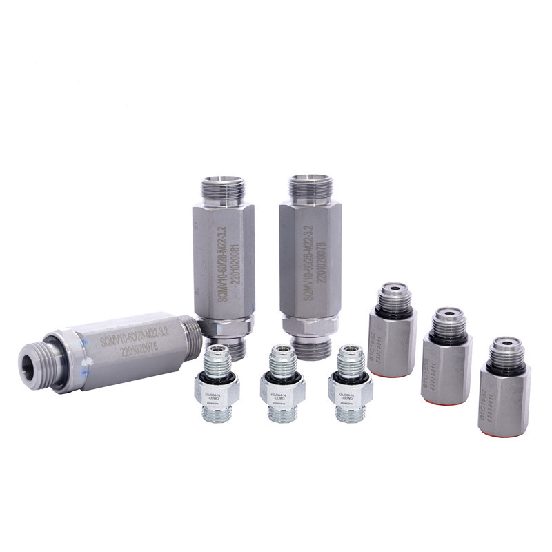 Solenoid Hydraulic Throttle Valve Steel / Iron One Way Flow Valve