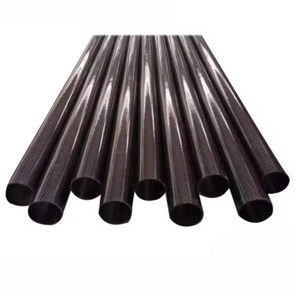 Glossy Or Matte Finish Forged Fabric Carbon Fiber Tube Carbon Fibre pipe rod