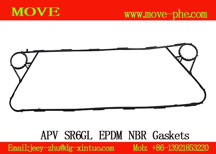 Supply high quality Heat Exchanger Plate&Gasket APV SR1,SR2,SR3,j092,SR6Gl NBR/EPDM plate heat exchanger gaskets