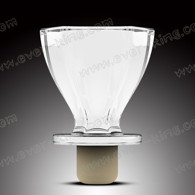 SGS Cork Sealing White Glass 750 Ml Whiskey Bottle