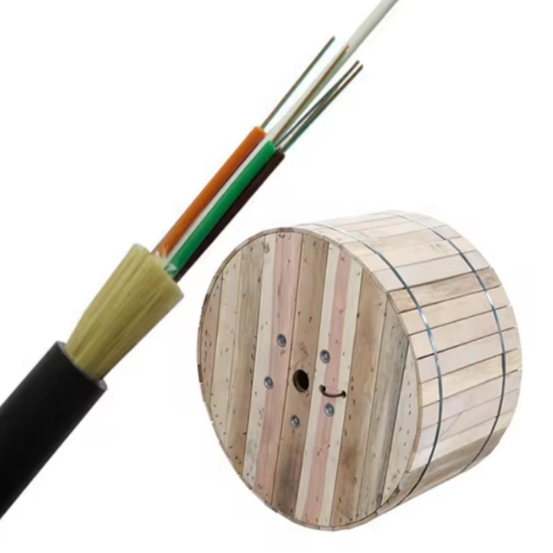 Outdoor 72 Core Aerial All-dielectric Self-supporting Communication Cable ADSS G652D Fiber Optic Cable