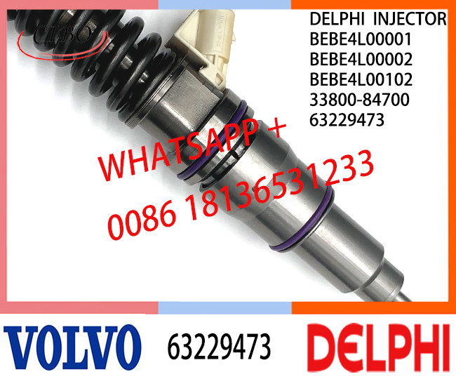 Fuel engine Diesel Injector 33800-84700 BEBE4L00001 BEBE4L00002 BEBE4L00102 63229473 E3.5 for HYUNDAI L ENGINE WITH EGR