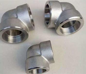 Stainless Steel Elbow Pipe Fittings 45 Degree Socket Weld Long Radius Elbow