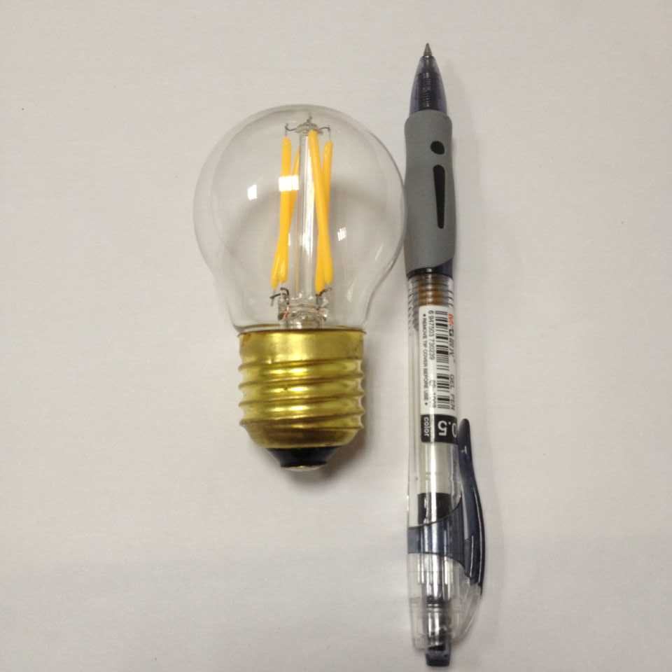 top quality dimmable vintage retro Edison lampen G45/G16 globe led filament light bulb