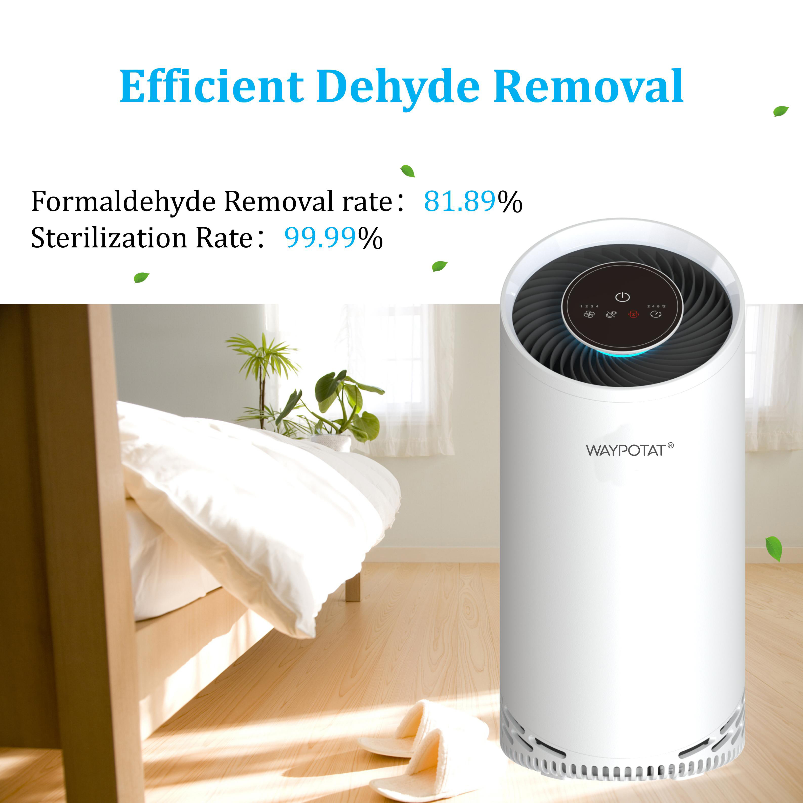 99.99% Bacteria Air Purifier Electric With APP Control Remove Mites For Bedroom