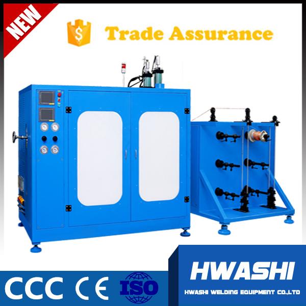 Hwashi Automatic Resistance Spot Welder , Copper Braided Wire Welding Machine