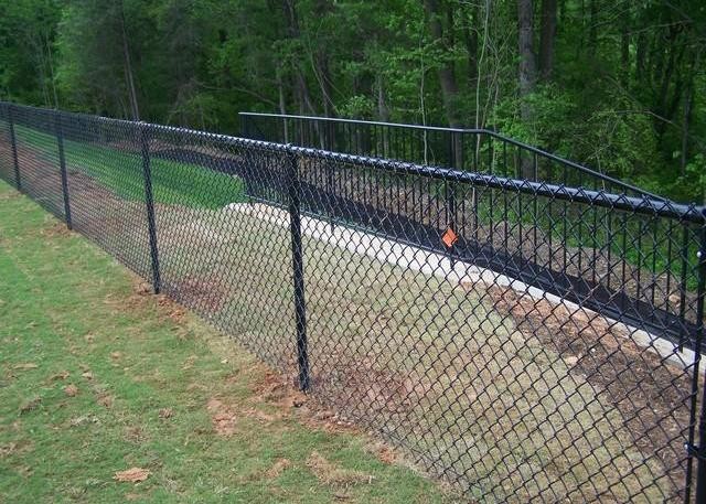  3.0mm Galvanized Chain Link Fence Mesh 48mm 65mm Width Manufactures