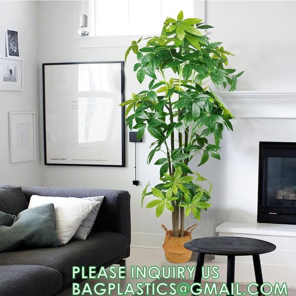 Artificial Trees Tall Faux Money Tree Big Fake Floor Plants Silk Trees Indoor