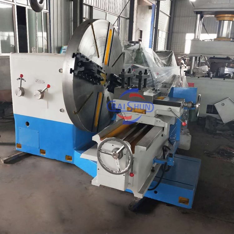 C6030 Flange Face Lathe Machine Horizontal For Turning Aluminum Wheel