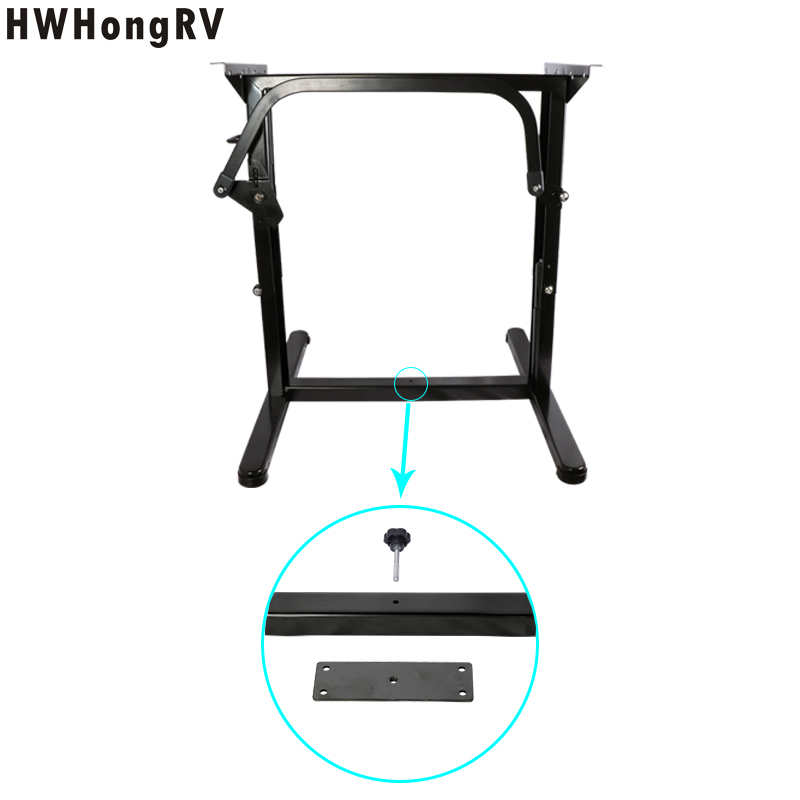 High quality home use two stages lifting table legs camper use stable adjustable table frame