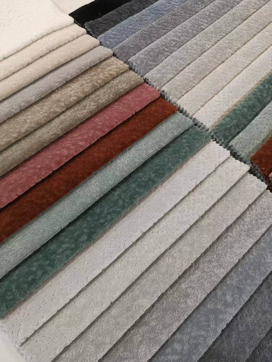 Jacquard Luxury Sofa Fabric Aesthetic For Living Room Furniture