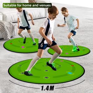 Soccer Reaction Training Mat for Kids Multiple Trigger Lamp Training Mat for