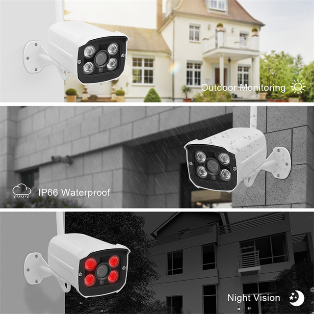 4/8 Channel Wifi Wireless CCTV Camera 1080P HD NVR Embedded Linux System