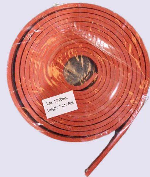 400% Red Vulcanized Rubber and Bentonite Swelling Water Sealant Strips for