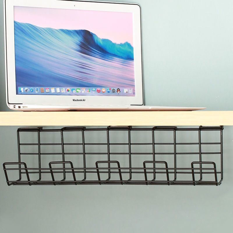 Effortlessly Keep Your Cables in Order with Surealong Under Desk Cable Management Tray