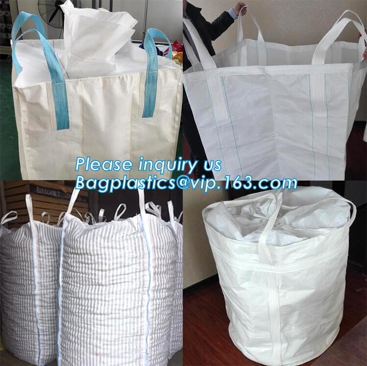PP Woven Bag Big Bag with Open Top and Flat Bottom for Sand/Rock/Gravel,PP woven FIBC big jumbo bag for storing & transp