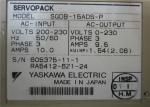 Industrial Servo Drives Yaskawa SERVOPACK 200/230V 3 PHASE 12A 1.8 KW 2.41HP