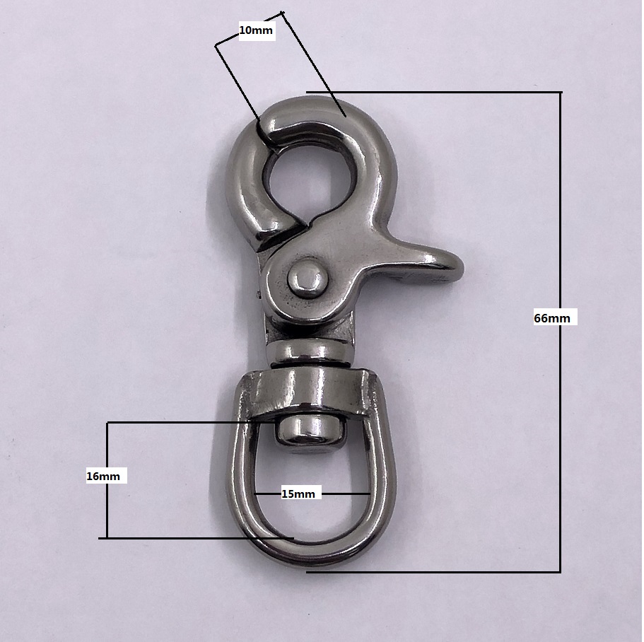 Customized Hooks Lobster Swivel Trigger Carabiner Clips Snap Hook