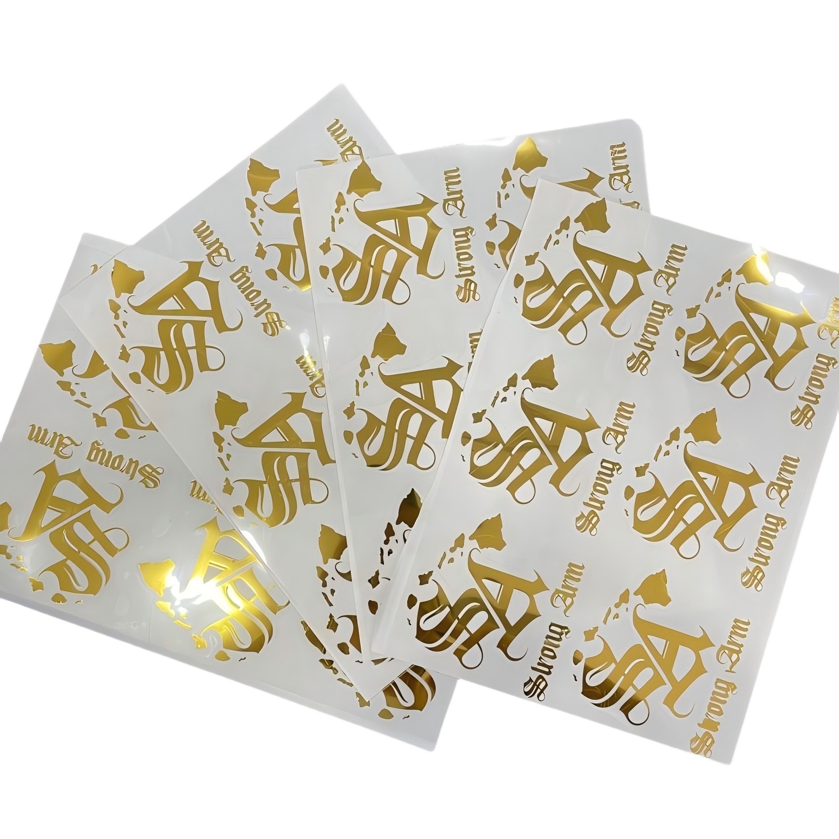 Soft Metal Foil Metallic Heat Transfer HTV Heat Transfer Vinyl Custom Logo