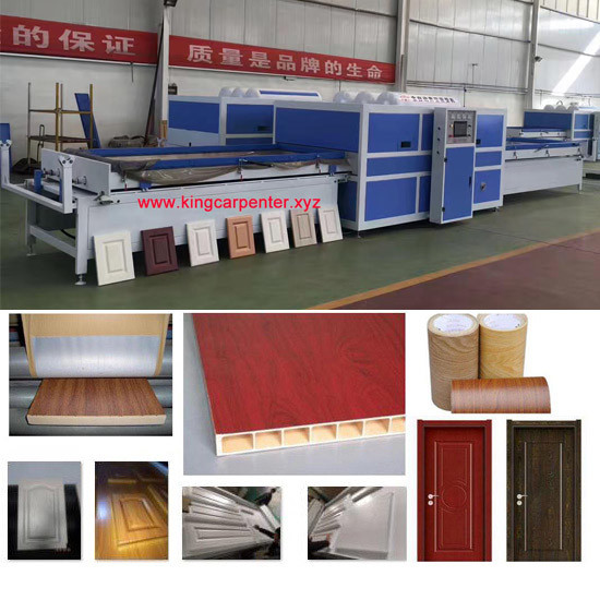 Single worktable Pvc Door Wood Veneer Vacuum Press Machine