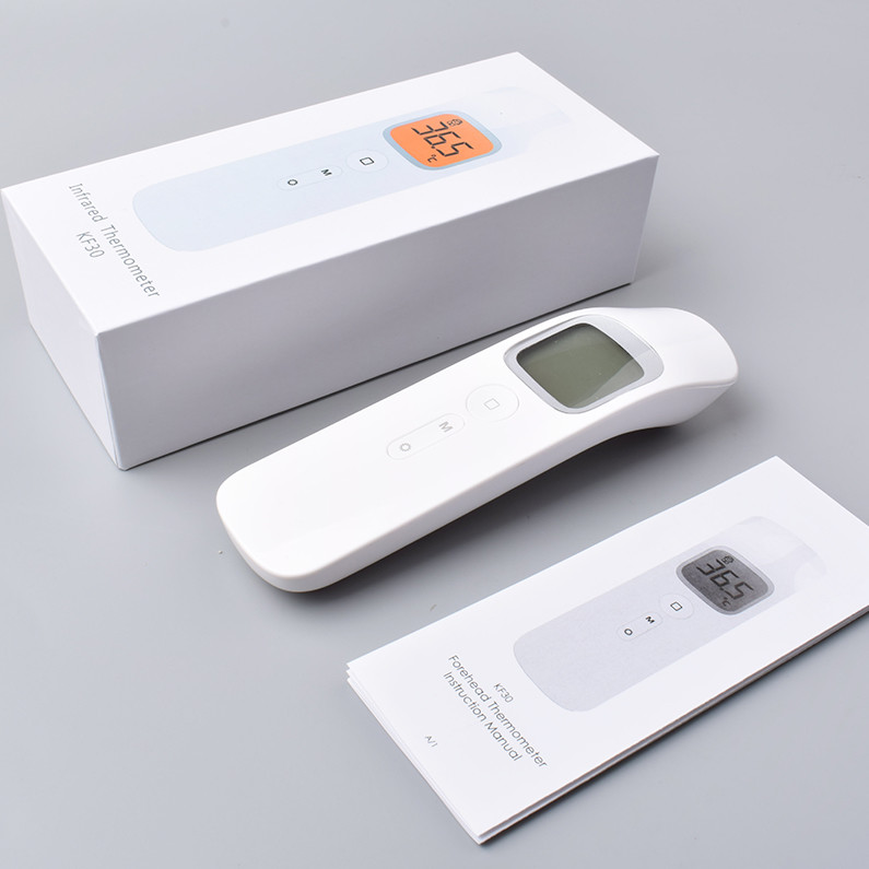 Accurate Digital Infrared Forehead Thermometer For Body Temperature White