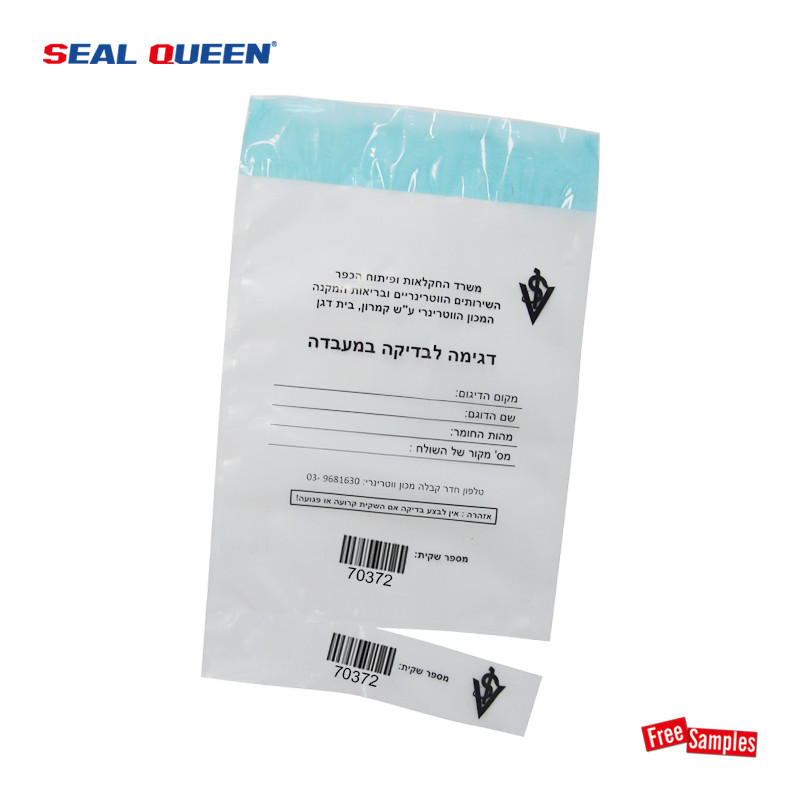 Plastic Tamper Proof Security Deposit Bag Custom Tamper Evident Courier Bag