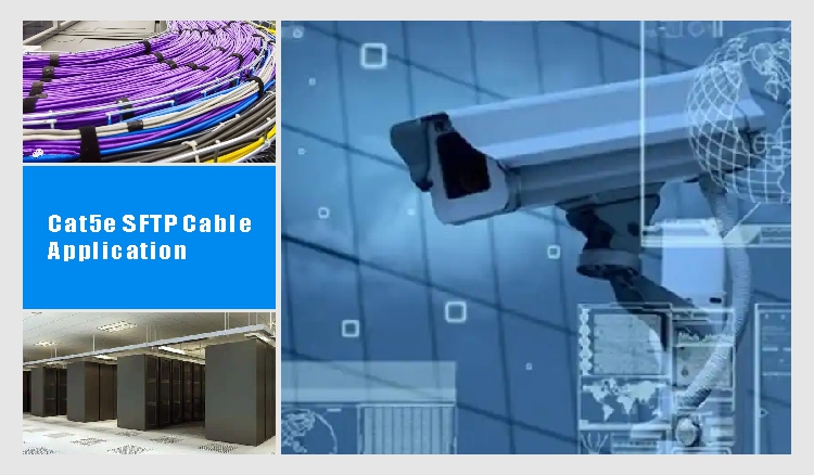 White SFTP CAT5E Cable LSZH Jacket 24AWG Network Cable 100MHz 1000FT