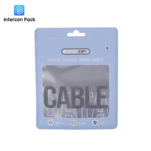 7.87x6.30 inch Paper Plastic Composite Bag Electronic Product Three Side Sealing Bag