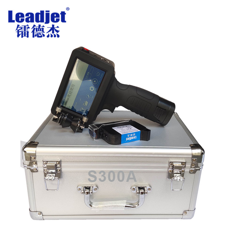 S300 Portable Handheld Inkjet Printer For Woodboard / Steel Pipe / Carton Box