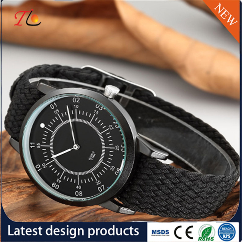 quartz Wrist Watch weave strap Watch delicate Fashion Watch AlloyCase custom LOGO Multicolor strap Monochrome